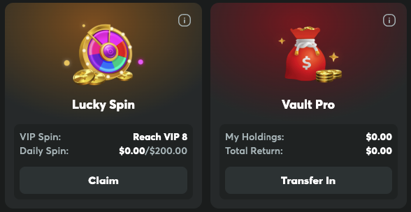 BC.GAME Vault Pro